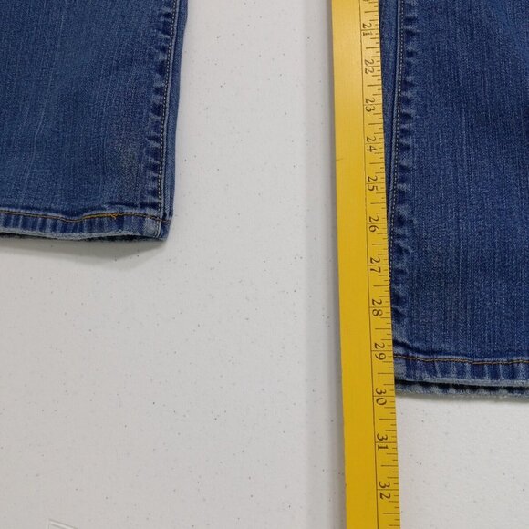 Levis Jeans Women's 10S 525 Boot Cut Blue Stretch Medium Wash Blend Denim - Picture 11 of 12